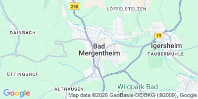 Karte Bad Mergentheim