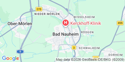 Karte Bad Nauheim