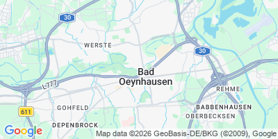 Karte Bad Oeynhausen