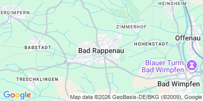 Karte Bad Rappenau