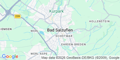 Karte Bad Salzuflen