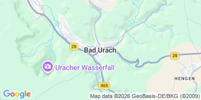 Karte Bad Urach