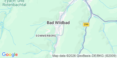Karte Bad Wildbad