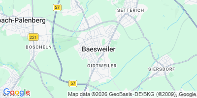 Karte Baesweiler