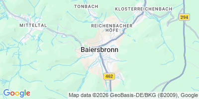 Karte Baiersbronn