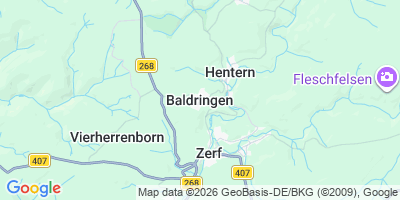 Karte Baldringen