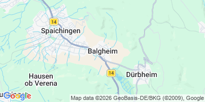 Karte Balgheim