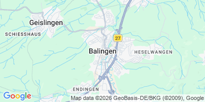 Karte Balingen