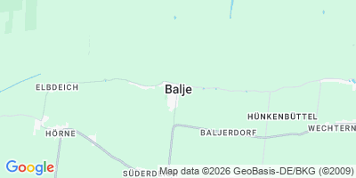 Karte Balje