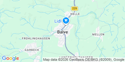 Karte Balve