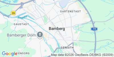 Karte Bamberg
