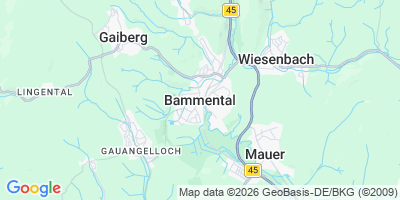 Karte Bammental