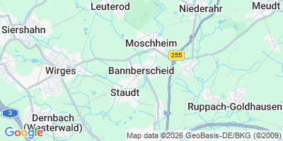 Karte Bannberscheid