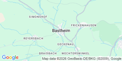 Karte Bastheim