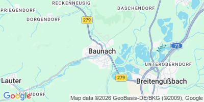 Karte Baunach