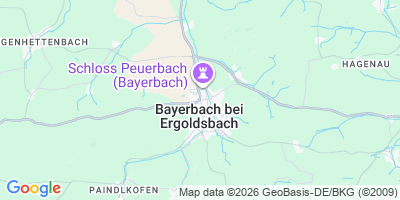 Karte Bayerbach b.Ergoldsbach