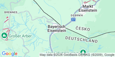 Karte Bayerisch Eisenstein