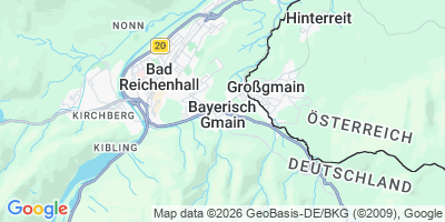 Karte Bayerisch Gmain