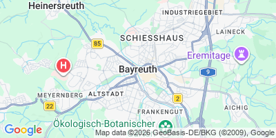 Karte Bayreuth