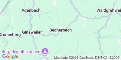 Karte Becherbach