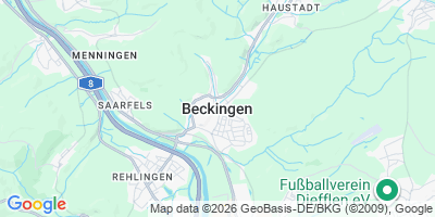 Karte Beckingen