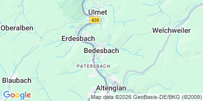 Karte Bedesbach