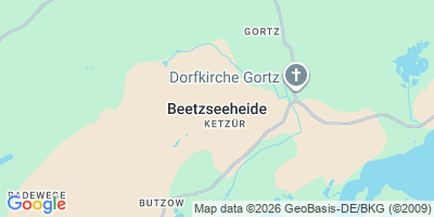 Karte Beetzseeheide