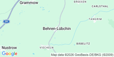 Karte Behren-Lübchin