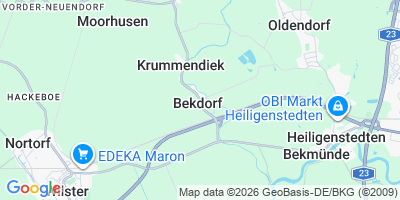 Karte Bekdorf