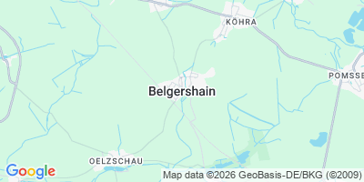 Karte Belgershain