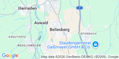 Karte Bellenberg