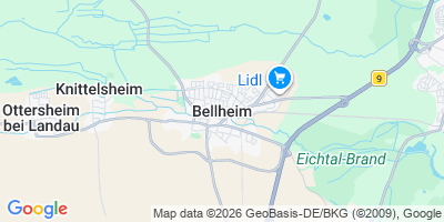 Karte Bellheim