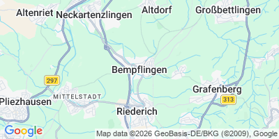 Karte Bempflingen