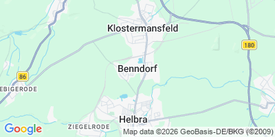Karte Benndorf