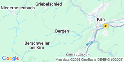Karte Bergen