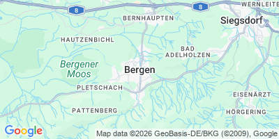 Karte Bergen