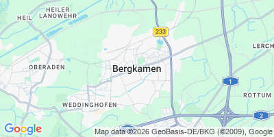 Karte Bergkamen