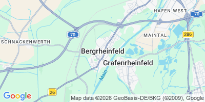 Karte Bergrheinfeld