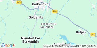 Karte Berkenthin
