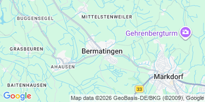 Karte Bermatingen