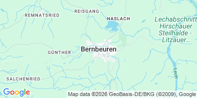 Karte Bernbeuren