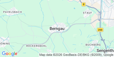 Karte Berngau