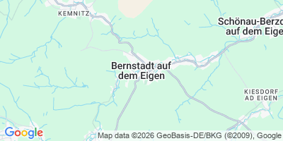 Karte Bernstadt a. d. Eigen