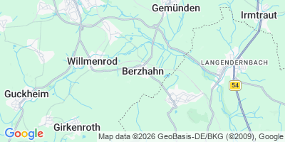 Karte Berzhahn