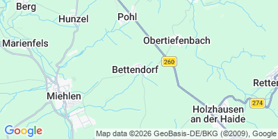 Karte Bettendorf