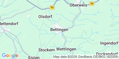 Karte Bettingen