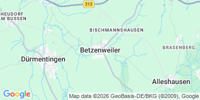 Karte Betzenweiler