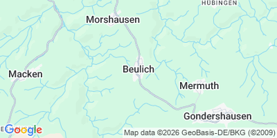Karte Beulich