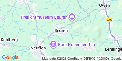Karte Beuren