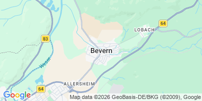 Karte Bevern